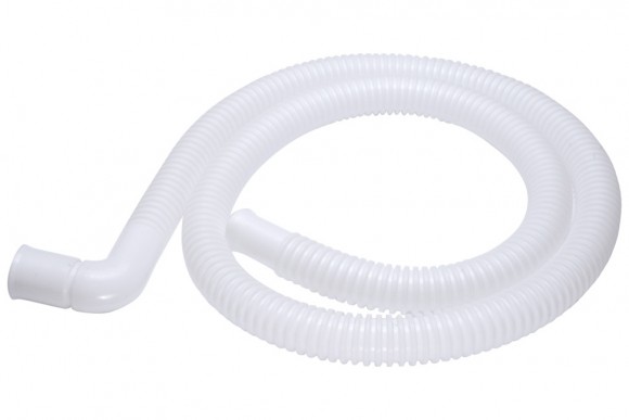 Шланг сливной Г-образный L=1300 D=23 белый