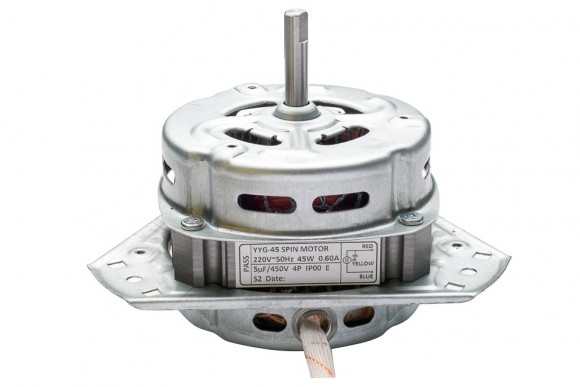 Мотор центрифуги YYG-45 D=10 H=40 H1=135 5mkF для стиральной машины полуавтомат Оригинал