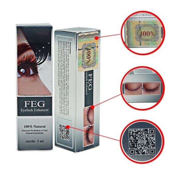 Сыворотка для ресниц FEG - Оригинал 100% - 3 ml Сыворотка для ресниц FEG - Оригинал 100% - 3 ml