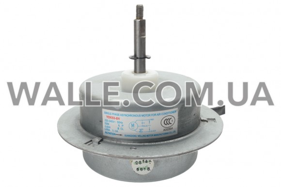 Мотор YDK53-6H 53W 0,65A 220-240V D=12 H=66 H1=160 Мотор YDK53-6H 53W 0,65A 220-240V D=12 H=66 H1=160