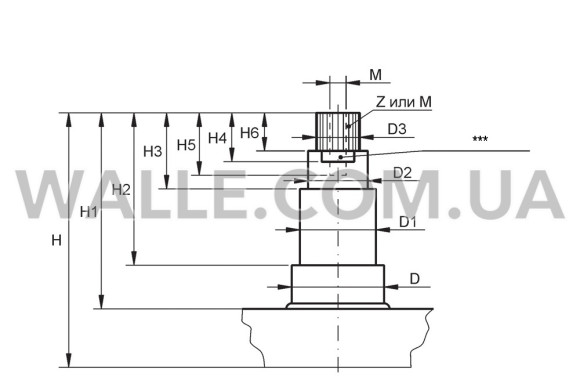 Крестовина LG 4434ER1008A болт М10