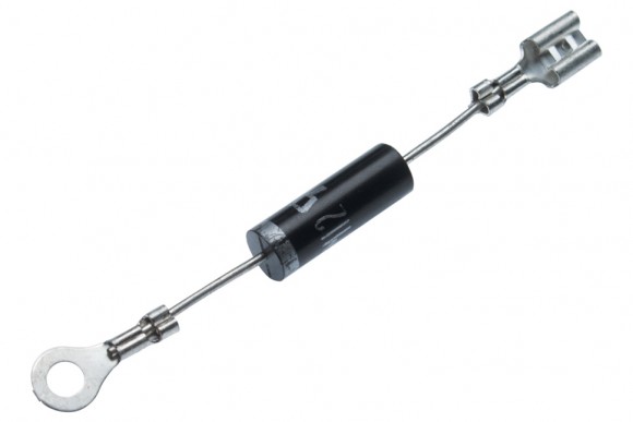 Диод HVM12 12000V 0,35A 2 контакта для микроволновой печи Оригинал Диод HVM12 12000V 0,35A 2 контакта для микроволновой печи Оригинал