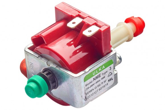 Насос ULKA NME Type 3 230-240V 16W 2,7BAR D=5 D1=6,5 выход пластиковый Насос ULKA NME Type 3 230-240V 16W 2,7BAR D=5 D1=6,5 выход пластиковый