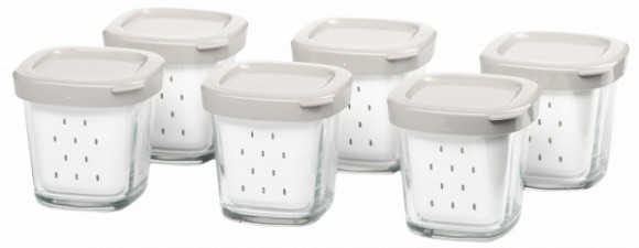 Комплект стаканов для йогурта Tefal XF100501 6 шт стеклянные Комплект стаканов для йогурта Tefal XF100501 6 шт стеклянные