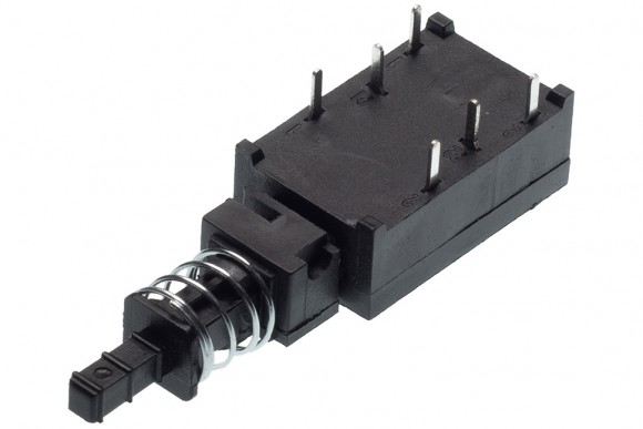 Кнопка вкл/выкл JD01 PWL-2P2T 6А 250V 6 контактов