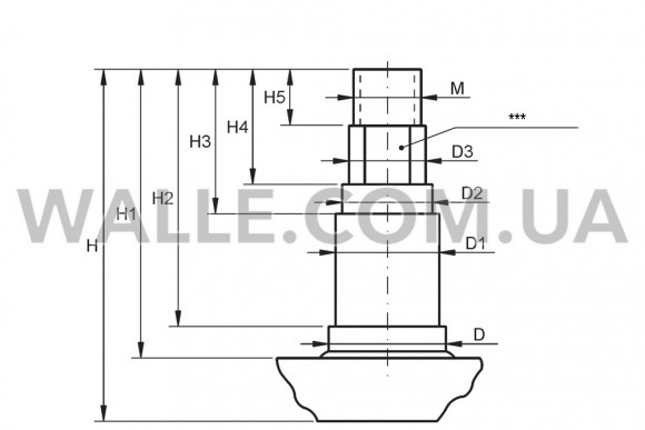 Крестовина Samsung DC97-00124A гайка М12