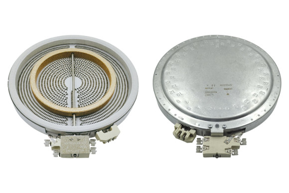 Електроконфорка (склокераміка) EGO 10.51213.432, Ariston C00089645, 1000/2200 Вт, 230/206/134 мм
