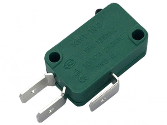 Микропереключатель Daier KW Series 16А 250V T85 3 контакта клеммы 6,3 mm для микроволновой печи Оригинал