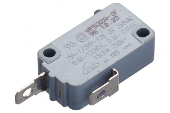 Микропереключатель Daewoo VP532A-OF 15А 250V T85 2 контакта нормально замкнут для микроволновой печи Оригинал Микропереключатель Daewoo VP532A-OF 15А 250V T85 2 контакта нормально замкнут для микроволновой печи Оригинал