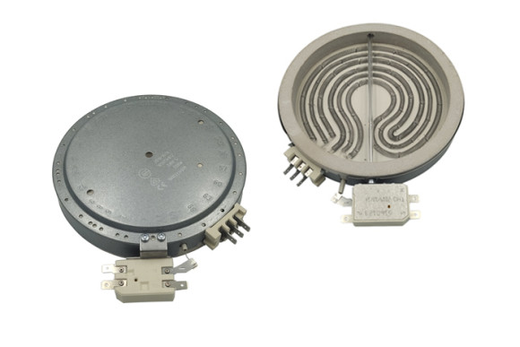 Електроконфорка (склокераміка) Eika 1650734812, Ariston C00139052, 1200 Вт, d=165/140 мм