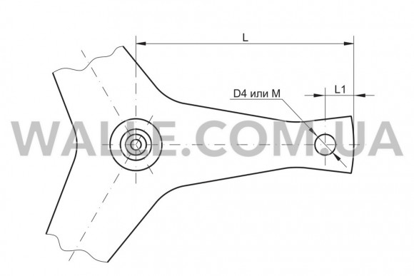 Крестовина Samsung DC97-00124B болт M10