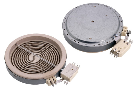 Електроконфорка (склокераміка) Eika 1652032842, Ariston C00139035, 1200 Вт, d=165/140 мм Електроконфорка (склокераміка) Eika 1652032842, Ariston C00139035, 1200 Вт, d=165/140 мм