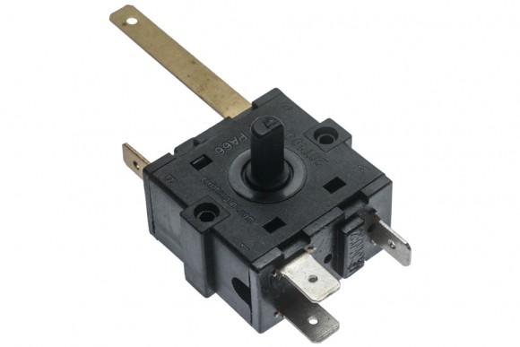 Переключатель режимов XK-2 15A 250V T100 5 контактов 4 положения ( 0 1 2 3 )