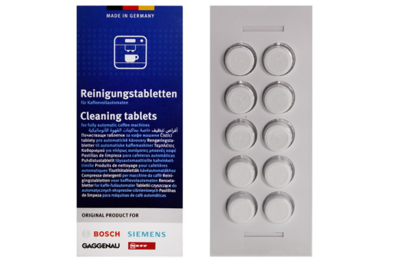 Таблетки для чищення кавомашин Bosch, Siemens 00312295 (10 штук) Таблетки для чищення кавомашин Bosch, Siemens 00312295 (10 штук)