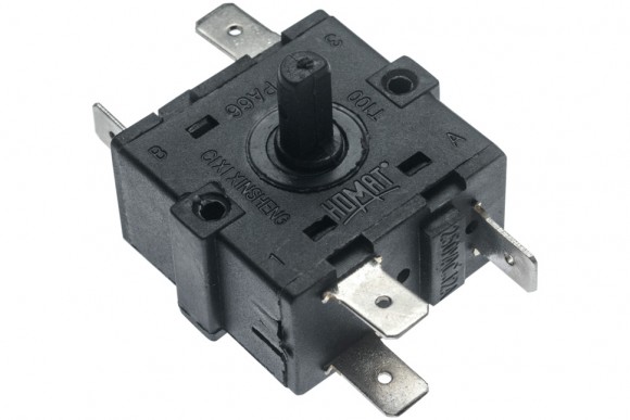 Переключатель режимов Homat 12A 250V T100 5 контактов 4 положения ( 0 1 2 3 ) Переключатель режимов Homat 12A 250V T100 5 контактов 4 положения ( 0 1 2 3 )