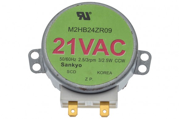 Мотор 21V 2,5-3W 2,5-3R/min 49TYZ M2HB24ZR09 срез 1mm для микроволновой печи Оригинал