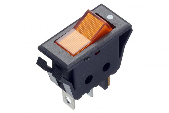 Переключатель Daier 15A 250V 1 клавиша 3 контакта 10x28мм Переключатель Daier 15A 250V 1 клавиша 3 контакта 10x28мм