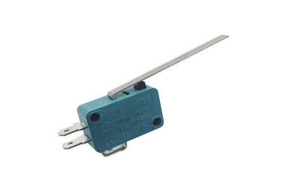 Микропереключатель Daier KW Series 16А 250V T125 рычаг L=50 3 контакта клеммы 4,8 mm для микроволновой печи Оригинал Микропереключатель Daier KW Series 16А 250V T125 рычаг L=50 3 контакта клеммы 4,8 mm для микроволновой печи Оригинал