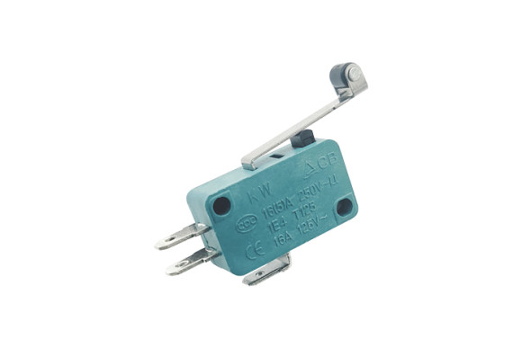 Микропереключатель Daier KW Series 16А 250V T125 рычаг L=30 + ролик 3 контакта клеммы 4,8 mm для микроволновой печи Оригинал Микропереключатель Daier KW Series 16А 250V T125 рычаг L=30 + ролик 3 контакта клеммы 4,8 mm для микроволновой печи Оригинал