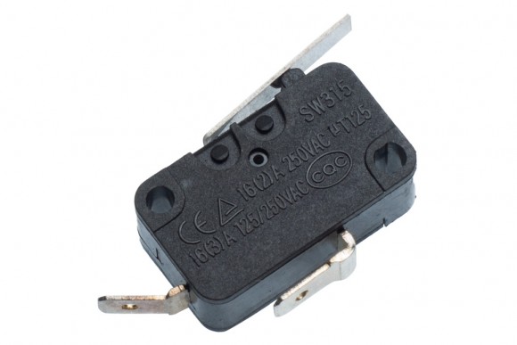 Микропереключатель SW315 16A 250V T125 рычаг L=22 для микроволновой печи Оригинал Микропереключатель SW315 16A 250V T125 рычаг L=22 для микроволновой печи Оригинал