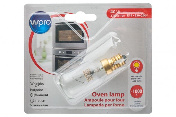 Лампа E14 40W 230V T300C D=30 L=75 WPRO 484000008841