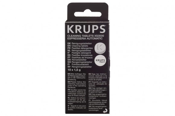 Средство от накипи 10 таблеток Krups XS300010 для кофемашины Оригинал