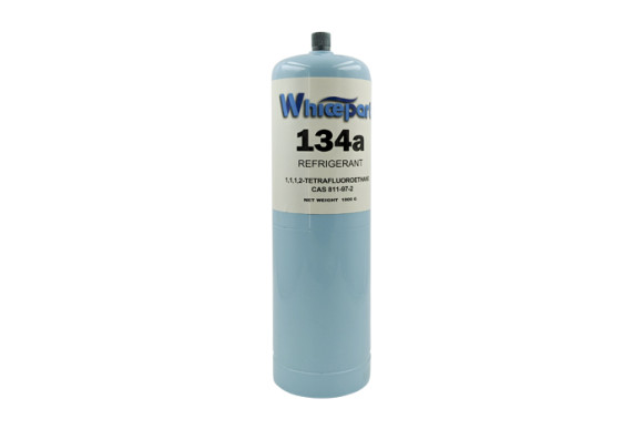 Фреон R-134a, 1000 г (з клапаном Шредера, подвійний), Whicepart Фреон R-134a, 1000 г (з клапаном Шредера, подвійний), Whicepart