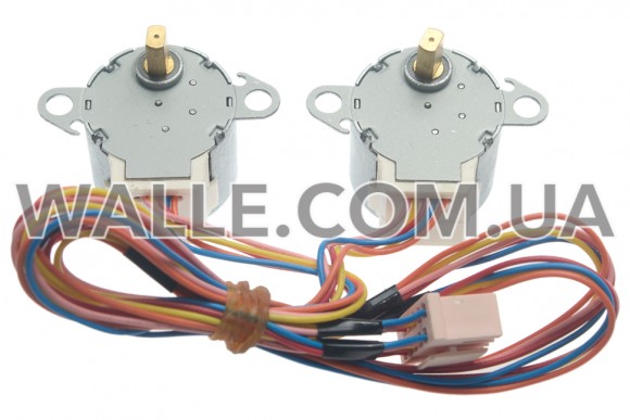 Мотор шаговый тяги жалюзи 24BYJ48 12V спаренный