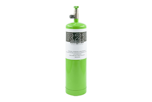 Фреон R-22, 900 г (з краном і клапаном)
