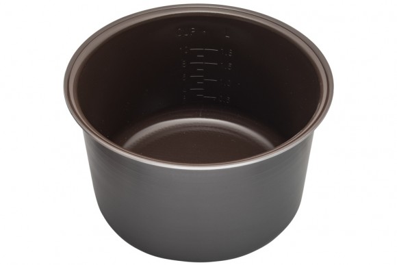 Чаша 5L D=234 D1=214 H=145 Moulinex SS-994455 керамика дно перфорированное коричневая для мультиварки Оригинал Чаша 5L D=234 D1=214 H=145 Moulinex SS-994455 керамика дно перфорированное коричневая для мультиварки Оригинал