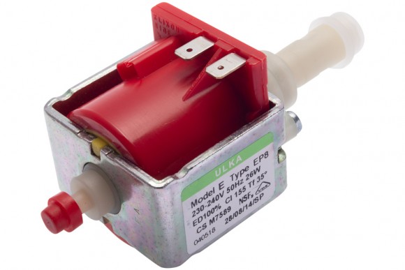 Насос ULKA E Type EP8 230-240V 26W 2,5BAR D=7 D1=14 выход пластиковый