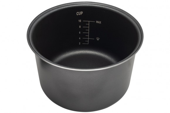 Чаша 5L D=234 D1=214 H=145 Moulinex SS-996195 керамика дно перфорированное черная для мультиварки Оригинал Чаша 5L D=234 D1=214 H=145 Moulinex SS-996195 керамика дно перфорированное черная для мультиварки Оригинал