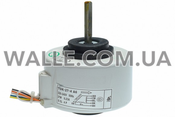 Мотор YDK-27-4 27W 0,23A 220-240V D=8 H=42 H1=113 Мотор YDK-27-4 27W 0,23A 220-240V D=8 H=42 H1=113