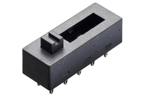 Переключатель ползунковый 4 положения 10 контактов 8A 250V