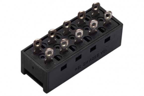 Переключатель ползунковый 4 положения 10 контактов 8A 250V