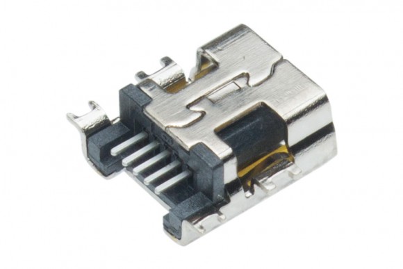 Разъем mini-USB мама 5 контактов Разъем mini-USB мама 5 контактов