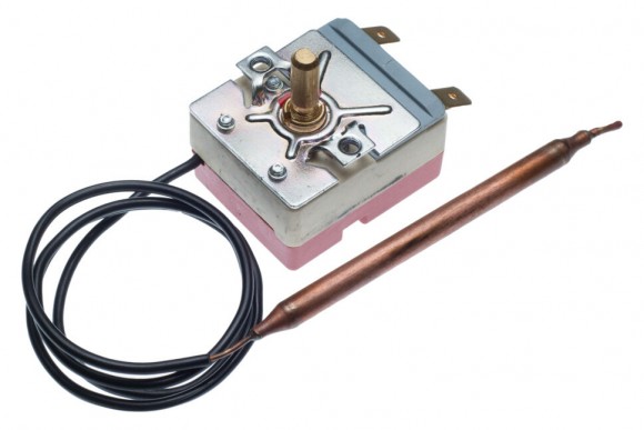 Терморегулятор с датчиком Whicepart WY75X-C 30-90 градусов L=2500 D=6 H=17 16A 250V для бойлеров, котлов, обогревателей, овощесушек Оригинал