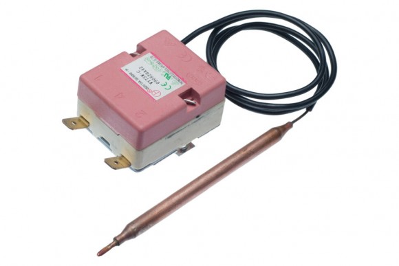 Терморегулятор с датчиком Whicepart WY75X-C 30-90 градусов L=2500 D=6 H=17 16A 250V для бойлеров, котлов, обогревателей, овощесушек Оригинал
