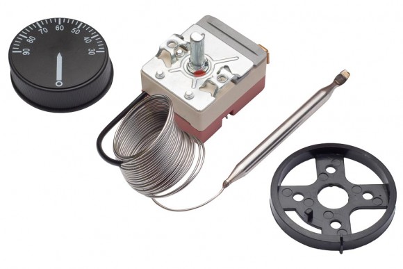 Терморегулятор с датчиком Whicepart WY75X-C 30-90 градусов L=2500 D=6 H=17 16A 250V для бойлеров, котлов, обогревателей, овощесушек Оригинал
