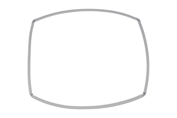 Ущільнювач дверей для духовки Miele 6432220, 4696921, 425*320 мм