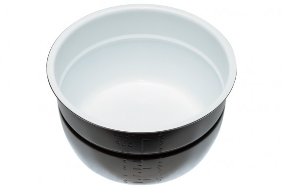 Чаша 5L D=237 D1=224 H=136 Rotex керамика дно перфорированное бело-черная для мультиварки и скороварки Оригинал