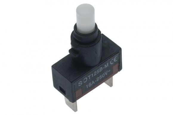 Кнопка без фиксации SO T125B-M 16A 250V 2 контакта Кнопка без фиксации SO T125B-M 16A 250V 2 контакта