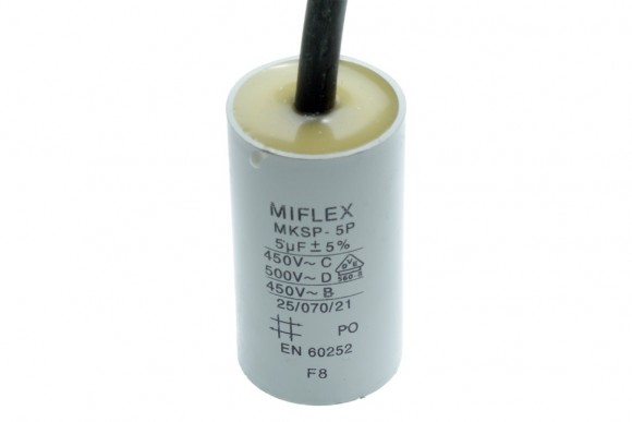 Конденсатор 5mkF 450V MIFLEX Конденсатор 5mkF 450V MIFLEX