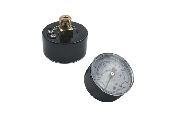 Манометр осьовий SD Plus SD1716B, 0-6 бар, 1/4", Ø50 мм Манометр осьовий SD Plus SD1716B, 0-6 бар, 1/4", Ø50 мм