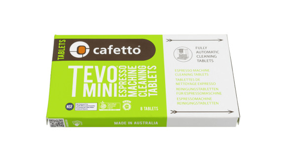 Таблетки для чищення кавомашин Сafetto Tevo Mini (8 штук по 1,5 г)