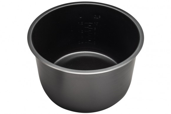 Чаша 5L D=234 D1=218 H=148 Moulinex SS-992905 кераміка дно перфороване чорна для мультиварки Оригінал Чаша 5L D=234 D1=218 H=148 Moulinex SS-992905 кераміка дно перфороване чорна для мультиварки Оригінал