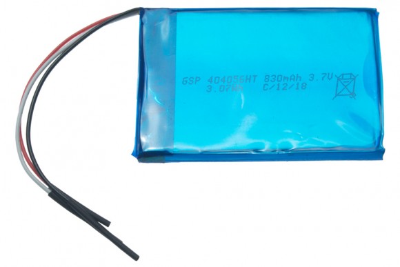 Акумулятор 3,7V 830mAh GSP404056HT 3 контакти Акумулятор 3,7V 830mAh GSP404056HT 3 контакти