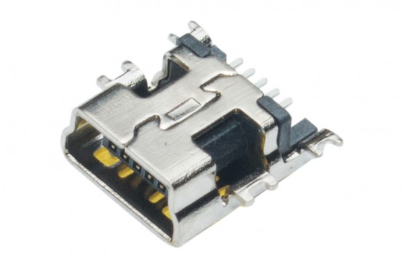 Роз'єм mini-USB мама 5 контактів