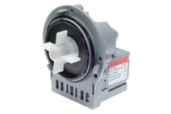 Насос Askoll M332 AL 40W 3 напрямні 5 отворів контакти ззаду окремо Насос Askoll M332 AL 40W 3 напрямні 5 отворів контакти ззаду окремо